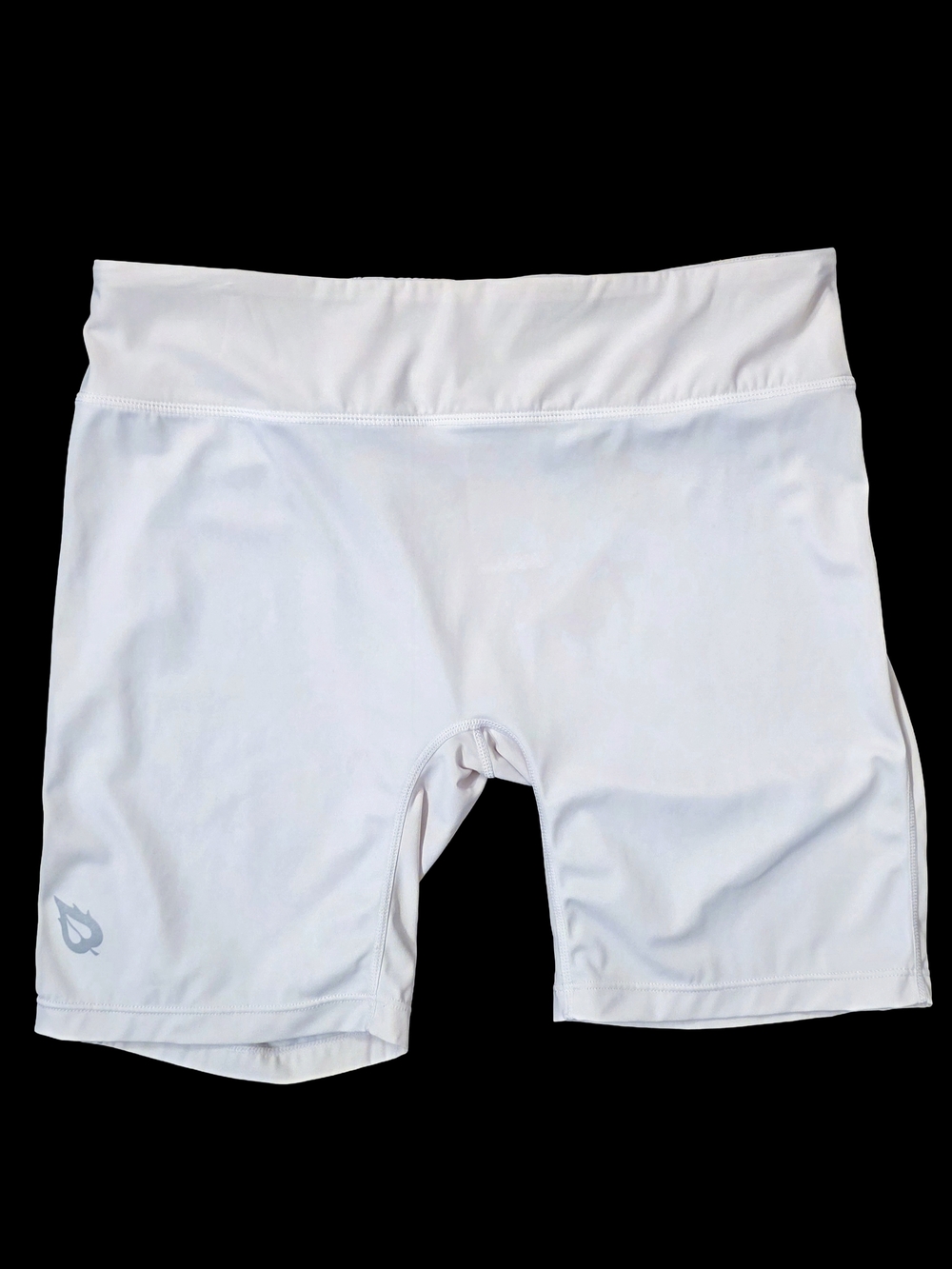 Baleaf White High-Rise Women's Bike Shorts
